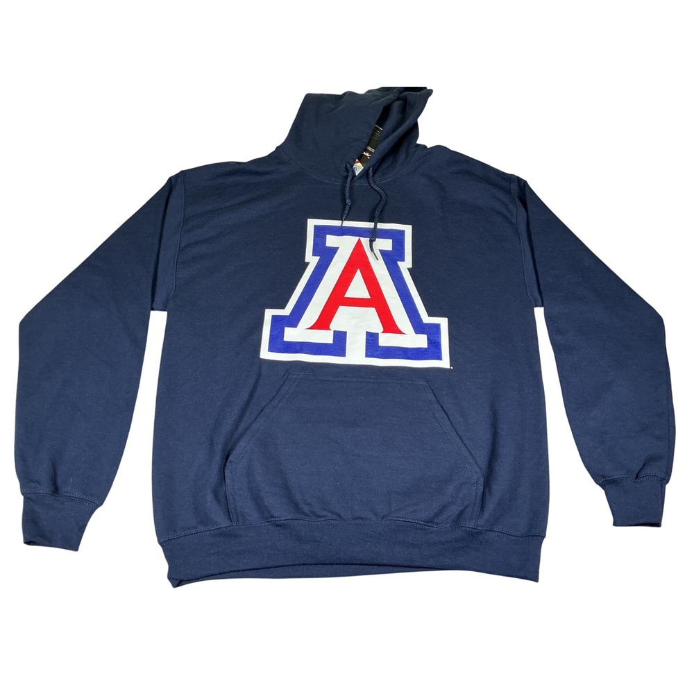 Arizona Wildcats Hoodie Navy‎ Blue NCAA Pullover Captivating M NWT